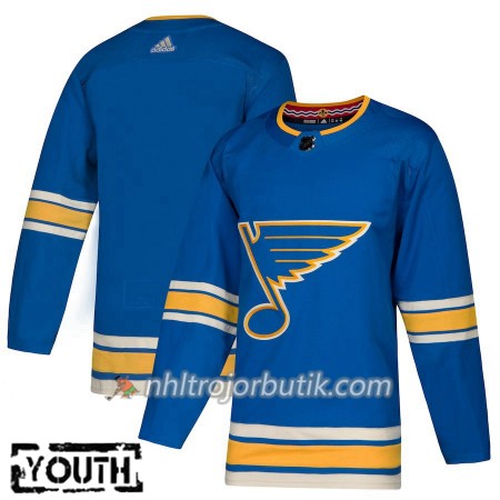 Barn Ishockey St. Louis Blues Tröja Blank Alternate Adidas 2018-19 Authentic